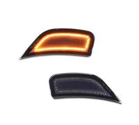 Clignotants Latéraux Pour GMC Pour Yukon 2021 2022 2023 Feux Position Latéraux Passage Roue Avant Voiture Feu Stationnement Style Voiture Direction(Smoked Lens Amber)