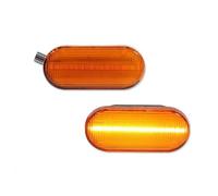 Clignotants Latéraux Pour Octavia Pour 1U LED Feux De Position Latéraux Dynamiques Clignotants Indicateurs Accessoires Voiture Style(Yellow Lens Dynamic)