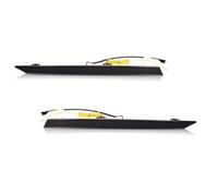 Clignotants Latéraux Pour RAV4 2019 2020 2021 LED Feux De Jour Voiture Moteur Capot Évent Couverture Décoration DRL Clignotant Lam(Smoked Lens)