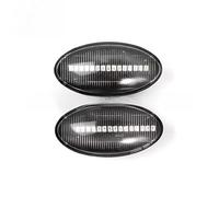 Clignotants latéraux Pour Suzuki Pour Swift Pour Jimmy Pour Vitara Pour SX4 Pour Alto 2pcs LED Feu Position Latéral Dynamique Clignotant Séquentiel Ambre Clignotant Latéral(Dynamic Smoked Black)