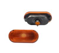 Clignotants Latéraux Pour VW Pour Bora Pour Golf 3/4 Pour Passat Pour 3B Pour Polo Pour 6N Feu De Gabarit Latéral À LED Boîtier D'éclairage De Réglage De Voiture(Yellow Lens)
