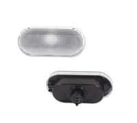 Clignotants Latéraux Pour VW Pour Bora Pour Golf 3/4 Pour Passat Pour 3B Pour Polo Pour 6N Feu De Gabarit Latéral À LED Boîtier D'éclairage De Réglage De Voiture(Clear Lens)