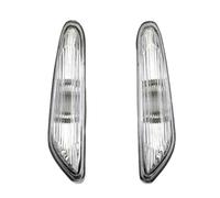 Clignotants Latéraux Style De Voiture Pour BMW E46 E60 E61 E83 Rétroviseur Latéral Clignotant Clignotants Rétroviseur.,A-White