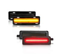 clignotants LED 2 Pièces Pour Pontiac Pour Firebird 1982-1992 Feu Position Latéral LED Complet Avant Arrière Ambre Rouge Clignotant Automatique Feu Stationnement 12V LED Feux Signalisation(4pc Amber R
