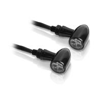 Clignotants LED Aluminium clair universel, noir