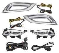 Clignotants LED DRL 12 V, 2 Pièces, Feux De Jour Avec Feu Antibrouillard Pour Hyundai Pour Sonata 8e (2011, 2012, 2013, 2014) Feux Brouillard Conduite(A Set White)