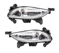 Clignotants LED DRL 12 V, 2 Pièces, Feux De Jour Avec Feu Antibrouillard Pour Hyundai Pour Sonata 8e (2011, 2012, 2013, 2014) Feux Brouillard Conduite(Only Fog Lamp White)