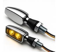 Clignotants LED HIGHSIDER Pro Blaze-Cromado pour Moto Pièces de Rechange