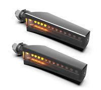 Clignotants LED Highsider pro STS 1 séquentiels avec homologation, fumé M8