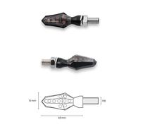 Clignotants LED moto Taac FR18