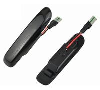 Clignotants LED Pour BMW Série 3 E46 Berline Coupé Wagon 1997-2001 Clignotant Dynamique Côté Flash Marqueur Lampe Indicateur Sequentiel Dynamiques LED(Dynamic Smoked)