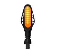 Clignotants LED Pour Motos Feux De Freinage Indicateurs De Moto Feu Arrière Coulant Feux De Jour DRL Clignotants(4pcs white)