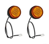 Clignotants LED pour Xiaomi pour scooter électrique M365/Pro/Max, kit d'indicateurs gauche et droit, accessoires de rechange en plastique résistant aux intempéries, pour faciliter