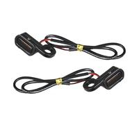 Clignotants Lumières 1 Paire De Clignotants À LED Pour Moto Petite Lampe Ambre Pour Pour Sportster XL 48 72 1200 883 2004-2021