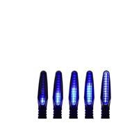 Clignotants Lumières 1pc Universel 12V LED Moto Clignotants Indicateur Lumière Eau Courante Clignotant Clignotant