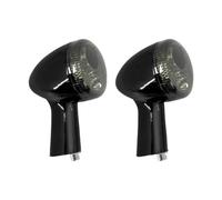 Clignotants Lumières 2xMotorcycle Rear Turn Signals Indicators Amber LED Lights Black/Silver for for Sportster 883 for Iron for XL1200 1992-2019 2021 2022