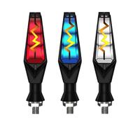 Clignotants Lumières Clignotant De Moto Style Éclair Lampe Décorative Clignotant Signal D'avertissement Indicateurs De Flux Accessoires Moto