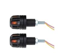 Clignotants Lumières Clignotant LED Pour Guidon De Moto Et Scooter Feu D'angle DC12V Poignée Clignotante Clignotant Marqueur Latéral Lampe À Main 2x