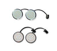 Clignotants Lumières Gtinthebox 2 Pouces Bullet 1157 Feux Clignotants À LED Bicolores Blancs Et Ambre pour pour pour Softail pour Motos Dyna