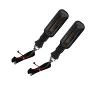 Clignotants Lumières Indicateurs Clignotants De Moto 2 en 1 Feu Arrière 12 LED Feux Signalisation DRL Signaux d'eau Courante Universels