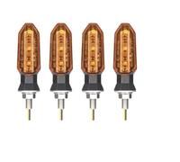 Clignotants Lumières Indicateurs Clignotants LED pour Moto Lumière Ambre 12V Indicateur Lumineux 8mm Clignotant Universel Directionnel pour