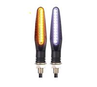 Clignotants Lumières Indicateurs Karcle 1 Paire De Clignotants Moto Lumière LED Clignotant d'eau Qui Coule IP67 Indicateur Pliable Signal D'arrêt Arrière