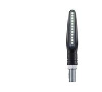 Clignotants Lumières Lot De 1 Ou 2 Clignotants LED Universels Pour Motos Relais Intégré Clignotant À Eau Courante Lampe De Signalisation Clignotante Pliable