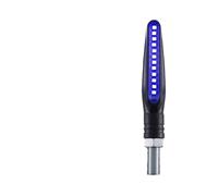 Clignotants Lumières Lot De 1 Ou 2 Clignotants LED Universels Pour Motos Relais Intégré Clignotant À Eau Courante Lampe De Signalisation Clignotante Pliable