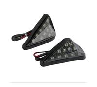 Clignotants Lumières Lot De 2 Clignotants De Moto, Feux De Fumée, Triangle, Montage Encastré, Clignotants, Accessoires De Modification De Motocross