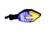 Clignotants Lumières Lot De 2 Clignotants LED Pour Moto Lumière Jaune Clignotant Arrière ABS Clignotant Flèche Feux Clignotants