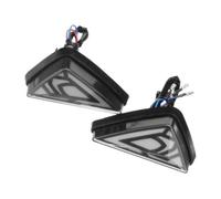 Clignotants Lumières Lot De 2 Clignotants LED Triangulaires Pour Motos Feux De Jour Clignotants Lampe 12 V M10