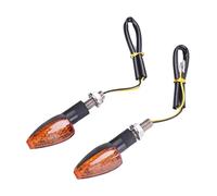 Clignotants Lumières Lot De 2 Clignotants LED Universels Pour Moto Lumière Ambre 14 LED 12 V 2 W Lampe Courte Pour Moto