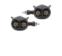 Clignotants Lumières Lot De 2 Feux Avant/arrière Universels Pour Moto Clignotants Clignotants Clignotants En Forme De Hibou