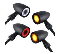 Clignotants Lumières Lot De 4 Clignotants LED Pour Motos Feux Et Arrière Universels Pour Pour Chopper Pour Bobber Pour Suziki