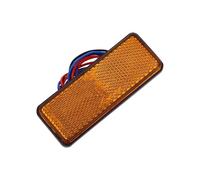 Clignotants Lumières Réflecteur Rectangulaire 12 V Pour Moto, Feu De Stop, Clignotant, Réflecteurs Pour VTT, Feux Latéraux De Camion