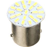 Clignotants Moto 1156 Ba15s 22smd 3014 Led Bulbs Plaque d'immatriculation Blanc 1156 Single Pack