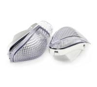 Clignotants Moto Couvercle De Lentille De Clignotant Avant De Moto pour K&awasaki pour ZZ-R 1200 pour ZX1200 2002-2005 Boîtier De Lampe De Clignotant Indicateurs De Moto(Clair,X-1)