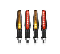 Clignotants Moto Étanche Compatible Avec APRILIA Pour Shiver 750 Pour RS660 Pour RS125 Pour RSV4 RSV4R 10 Mm Clignotants Arrière Indicateurs Lumineux Clignotants 12 V(G)