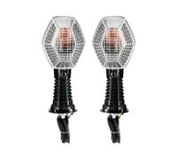 Clignotants Moto Étanche Compatible avec Suzuki pour SV1000 SV1000N SV1000S 2003 2004 2005 2006 2007 2008 12 V Clignotants Indicateur Lampe Ambre Feu De Position Latéral(Clear)