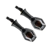 Clignotants Moto Étanche Compatible avec Suzuki pour SV1000 SV1000N SV1000S 2003 2004 2005 2006 2007 2008 12 V Clignotants Indicateur Lampe Ambre Feu De Position Latéral(Black)