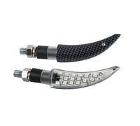 Clignotants Moto Homologué Katana, Indicateurs Direction LED - 12V Carbone