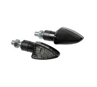Clignotants Moto LED Homologué Indicateurs De Direction Lentille Blanche Lumière