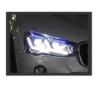 Clignotants Pour BMW Pour X3 F25 2010-2016 Lampe Frontale Avant DRL Signal Phare Assemblage Voiture Projecteur Lentille(Left Hand Drive,2014-2017)