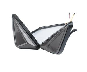 Clignotants pour moto Clignotant de pour moto universel pour feux signalisation Triangle encastré LED 12V côté pour lampe clignotants indicateurs accessoires réaménagement