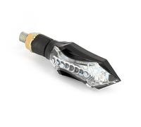 Clignotants Universels Sequentiels A Leds - Noir/Cabochon Translucide - Ce