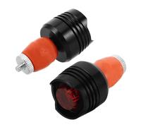 Clignotants Vélo LED Embout de Guidon Feux de Signalisation Étanche Éclairage Sécurité Vélo 3 Modes pour Nuit Adapté aux Guidons 16-23mm Lampe Bouchon de Cintre Cyclisme 1 Paire