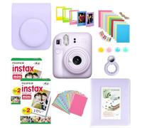 Clikoze Appareil photo instantané avec appareil photo Fujifilm Mini 12 avec étui Mini 12, mini album photo, autocollants, filtres couleur et plus encore