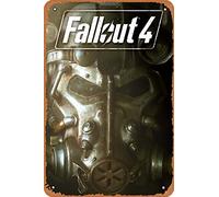 Clilsiatm Fallout 4 Poster de jeu vidéo en métal vintage 20,3 x 30,5 cm