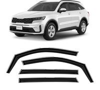CLIM ART pour Canal Déflecteurs Voiture pour/Compatible avec Kia Sorento 20-26 MQ4 - Déflecteur d'air, Déflecteurs pour Auto, Deflecteur Air Fenêtre - Protection Soleil&Pluie - Inst. Facile -4Pc N