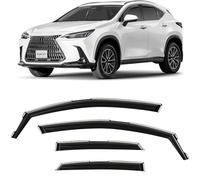 CLIM ART pour Canal Déflecteurs Voiture pour/Compatible avec Lexus NX 2022-2026 SUV -Déflecteur d'air, Déflecteurs pour Auto, Deflecteur Air Fenêtre - Protection Soleil&Pluie - Inst. Facile -4Pc